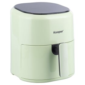 Friggitrice ad aria 5,5 L, display touch, 1200 W, verde salvia, Kooper