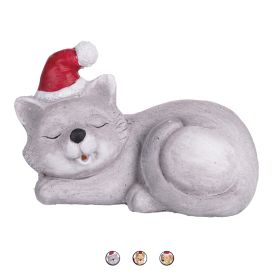Cucciolo natalizio sdraiato l. 35,5 cm, Santa&#39;s House