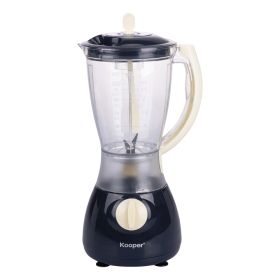 Frullatore elettrico 1,8 L, 4 velocità, funzione Pulse, 350 W, blu e avorio, Kooper