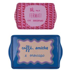 Set 2 vassoi in melamina