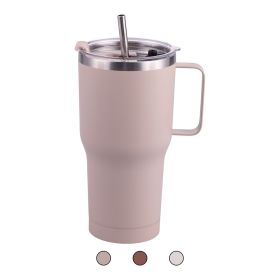 Tazza termica 600 ml con cannuccia e impugnatura, Sibilla