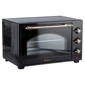 Forno elettrico ventilato 48L 1600W, vintage, nero, Kooper