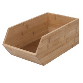 Organizer cucina in bambù impilabile, 30x17x12,5 cm, SìChef