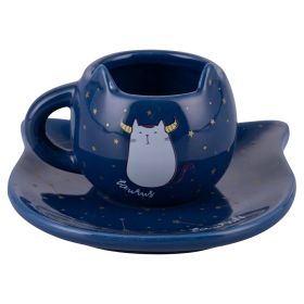 Tazzina caff&#232; con piattino, Oroscocats Taurus