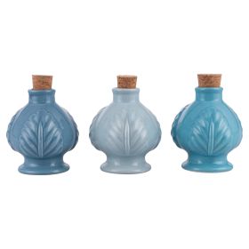 Pumo mini oliera 120 ml in ceramica e sughero, Ocean