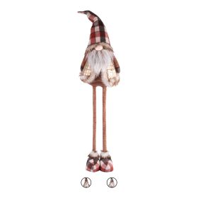 Gnomo natalizio con gambe estensibili, 65-115 cm, Santa&#39;s House