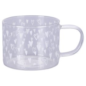 Tazza 380 ml in vetro borosilicato, Glass