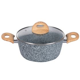 Casseruola con coperchio 20 cm, rivestimento in ceramica, induzione, Alaska S&#236;Chef