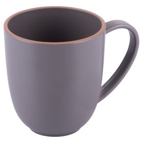 Tazza con manico in plastica, grigio, Sibilla