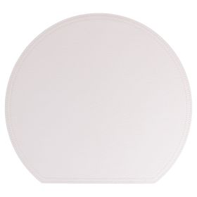 Tovaglietta mezzaluna double face soft touch, Horeca White