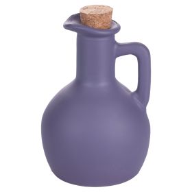 Anfora mini oliera 180 ml in vetro, tappo in sughero, Drama Queen
