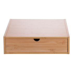 Cassetto porta capsule in bambù e legno MDF
