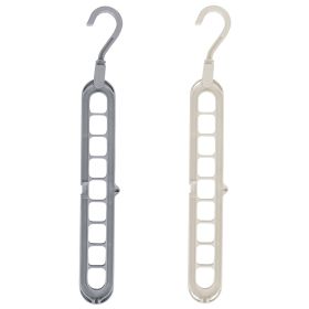 Set 2 grucce, doppio posizionamento orizzontale/verticale, per 9 stampelle, Sìordine