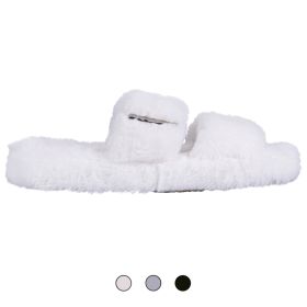 Pantofole donna invernali in eco pelliccia