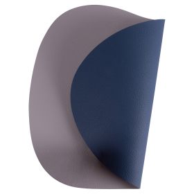 Tovaglietta triangolare double face, blu e grigio, Horeca Stone