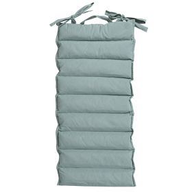 Cuscino outdoor imbottito idrorepellente 45x95 cm, verde salvia, Esté