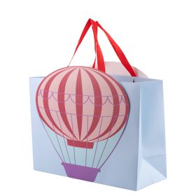 Busta regalo in carta con manici in poliestere, Baby Balloon