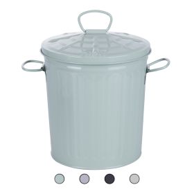 Pattumiera con coperchio e impugnature laterali 18 L