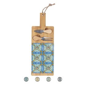 Set tagliere e 2 coltelli da formaggio
