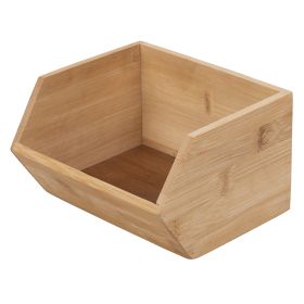 Organizer cucina in bamb&#249; impilabile, 17x15,5x11 cm, S&#236;Chef