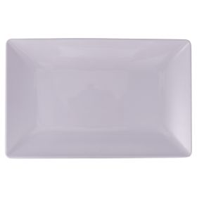 Vassoio rettangolare in melamina, bianco, Melamine