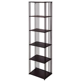 Scaffale 6 ripiani in ferro 45x31xh.175 cm, nero, Est&#233;