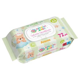 Salviette baby 72 pezzi, essenza avena, Esseci
