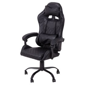 Poltrona gaming high quality con ruote, nero