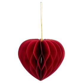 Cuore decorativo 3D h. 10 cm, Xmas Origami