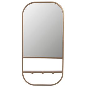 Specchio da muro con ganci per appendino 30x4,3x60 cm, Sibilla