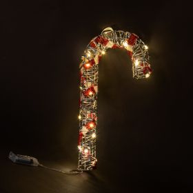 Bastoncino di zucchero luminoso h. 40 cm, Santa's House
