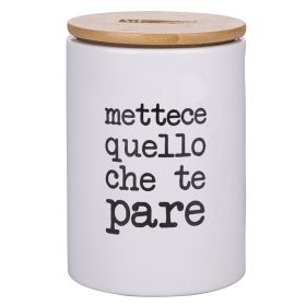 Barattolo 750 ml in gres, S.P.Q.eRe