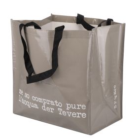 Borsa Shopper grigia, S.P.Q.eRe