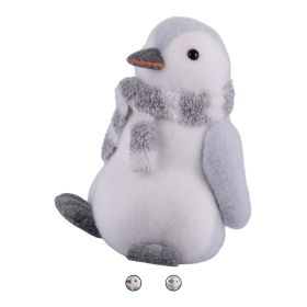 Pinguino con sciarpa decorativo