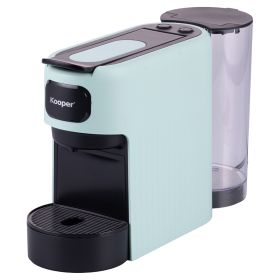 Macchina caffè espresso a cialde acquamarina, 1350W, Kooper