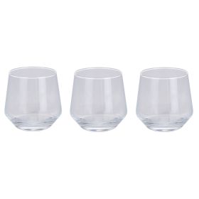 Set 3 bicchieri acqua 370 ml, Zaffiro Sibilla