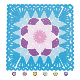 Mattonella decorativa 20x20 cm, Crochet