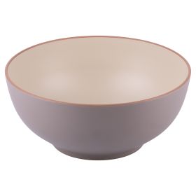 Insalatiera in plastica finitura matt, beige, Sibilla