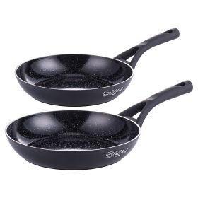 Set 2 padelle 22-26 cm, rivestimento in ceramica, induzione, Galaxy 2.0 S&#236;Chef