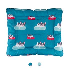 Cuccia cane rettangolare in gel rinfrescante 70x60 cm