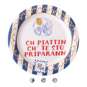 Set 15 piatti monouso in carta, Ue Ue