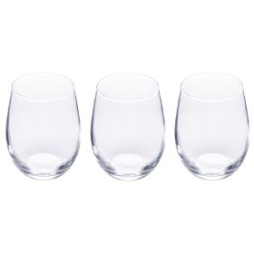 Set 3 bicchieri acqua 550, Luce Sibilla