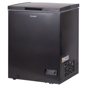 Congelatore a pozzetto 150L, 63,7x55,6x84,6 cm, grigio, Kooper