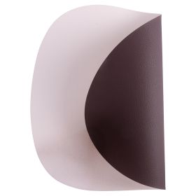 Tovaglietta triangolare double face, bianco e marrone, Horeca Stone