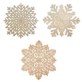 Tovaglietta fiocco di neve oro, Gold