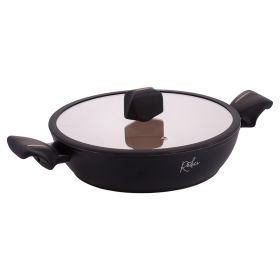 Tegame 28 cm con coperchio, rivestimento interno in ceramica Fusion Pro II, induzione, Radici Liquir