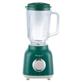 Frullatore elettrico 500 W, brocca graduata 1,5 L, verde e avorio, Kooper