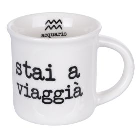 Tazzina caffè 90 ml, acquario, S.P.Q.eRe Zodiaco