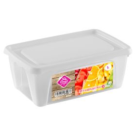 Contenitore rettangolare per alimenti 1L in plastica 18x12x7 cm, Practic