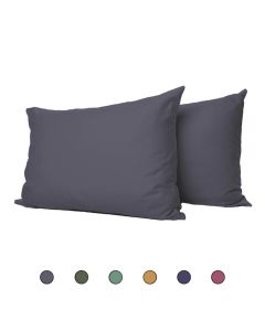 Set 2 federe 74x48 cm in policotone, Sibilla
